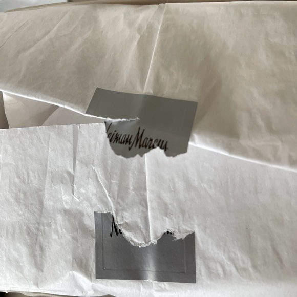 Elegant Silver Gray Handbag w/  Crystal Accents Christmas Ornament Neiman Marcus - Picture 5 of 6